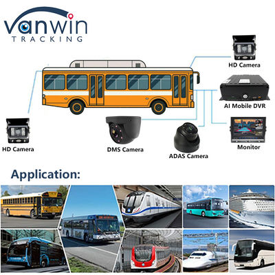 Full HD 1080P 8CH Mobilny DVR H.265 CMSV6 Kierowca autobusu 4G Wi-Fi MDVR Kamera samochodowa Autobus