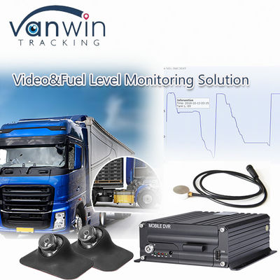 Easy Intall Pojazd Cctv MDVR Ultrasonowy Monitoring poziomu płynu oleju paliwowego Diesla Monitoring floty
