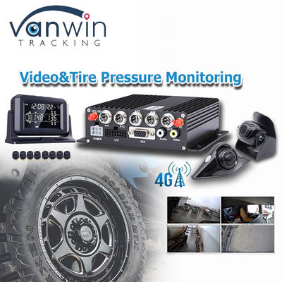 4CH 8CH SD Mdvr Monitoring ciśnienia w oponach Monitoring paliwa