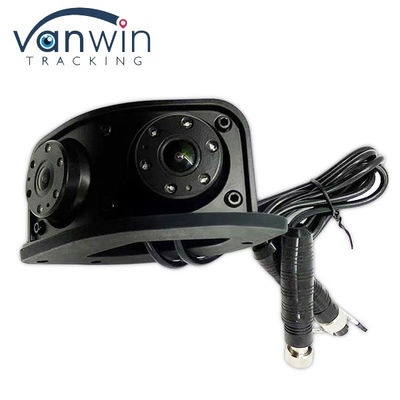 HD IR Night Vision Waterproof 1080P Dual Lens Side View Blind Area Rearview Mirror Rear View Backup Camera dla autobusu