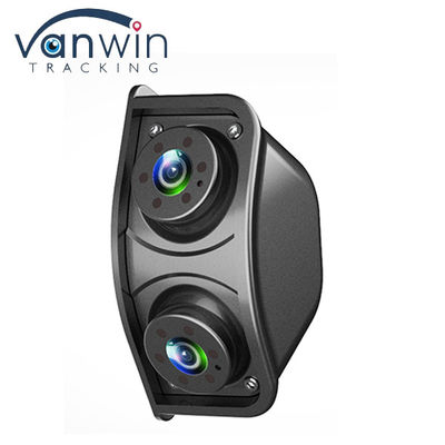 HD IR Night Vision Waterproof 1080P Dual Lens Side View Blind Area Rearview Mirror Rear View Backup Camera dla autobusu