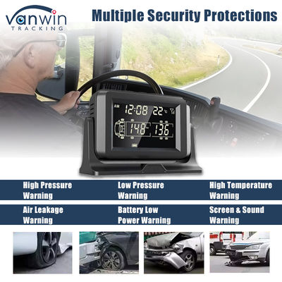 4CH GPS 4G Monitoring w czasie rzeczywistym Mobilny DVR Zewnętrzny system monitorowania ciśnienia w oponach