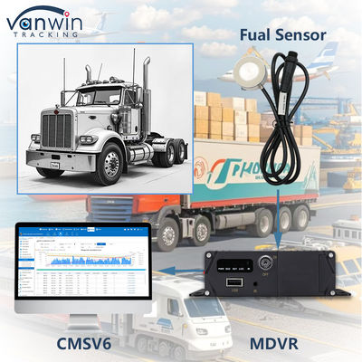 System monitorowania paliwa MDVR CCTV GPS 4G dla ciężarówek