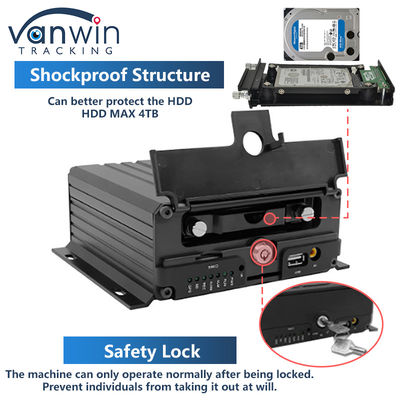 4 kanały ADAS DSM DVR samochodowy z kamerą 4G GPS AHD SD Card Video Recorder do treningu jazdy samochodem Mobilny DVR dla ciężarówki