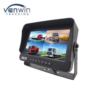 10.1 cali AHD 1080P MDVR Monitor 4-kanałowy Full HD wodoodporny Monitor rozdzielony dla pojazdów