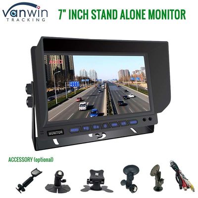Monitor AHD 4 kanał 7 cali Full HD1080P MDVR Split Display Monitor samochodowy dla pojazdu
