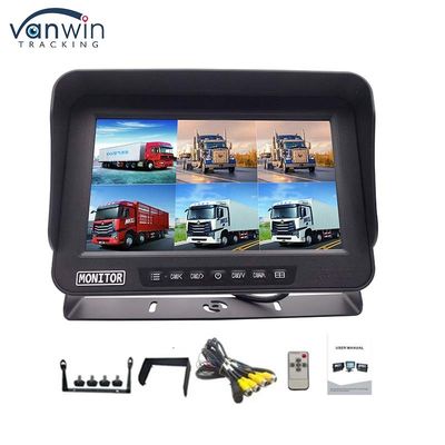 AHD 1080P MDVR Monitor 10,1 cali 6 kanałów wodoodporny podzielony wyświetlacz Monitor SD Karta dla pojazdów
