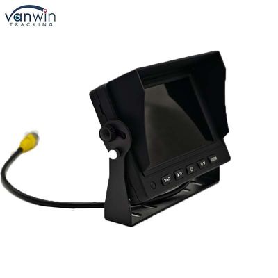 5-calowy ekran LCD TFT Monitor samochodowy Metalowy łącznik + 4PIN CCD Kolorowa kamera z tyłu 12-24v