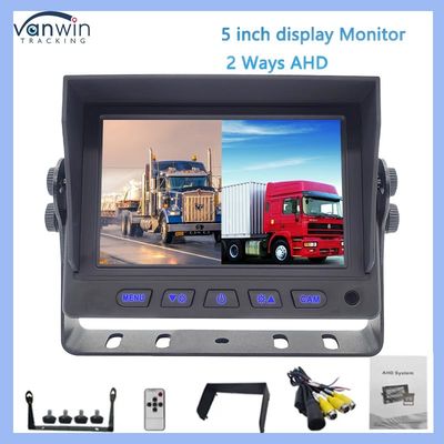 5 cali Monitor GPS samochodowy HD AHD Digital TFT LCD Mały system monitorowania samochodowego IPS Rear View Display