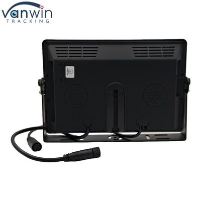 Czarny wysokiej rozdzielczości 4-kanałowy monitor samochodowy 7 "9" 10 " Rozmiar opcjonalny dla różnych pojazdów System PAL / NTSC