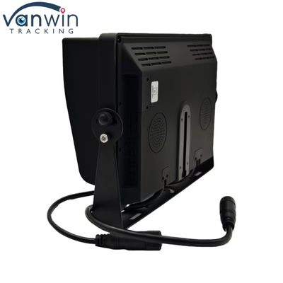 Czarny wysokiej rozdzielczości 4-kanałowy monitor samochodowy 7 "9" 10 " Rozmiar opcjonalny dla różnych pojazdów System PAL / NTSC
