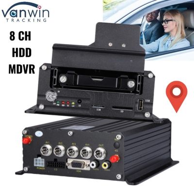 Profesjonalny 1080P High Definition 8CH HDD Mobile DVR System do śledzenia pojazdów