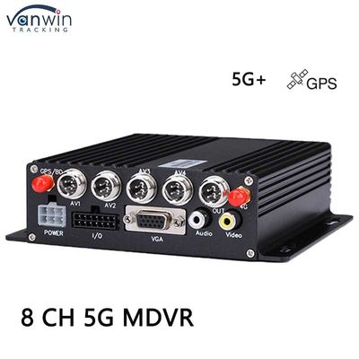 8-kanałowy DVR samochodowy z 5G GPS AHD 1080P Kamera Karta SD Rejestrator wideo dla ciężarówek