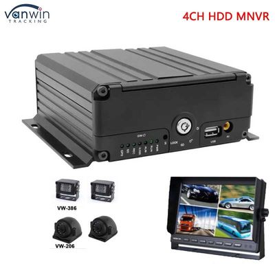 4CH 1080P AHD 3G 4G WIFI I GPS SD HHD Mobilny NVR dla autobusów / ciężarówek / taksówek