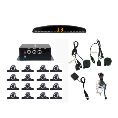 Wyświetlacz LCD 12 czujników Asystent Radar Monitor Parking System dla ciężkich ciężarówek 5M