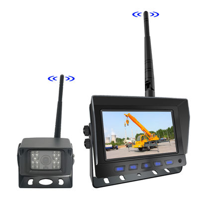 5-calowy bezprzewodowy cyfrowy DVR HD z wyświetlaczem Quad-Split do monitorowania bezpieczeństwa z powrotem ciężarówek