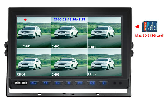 10Wyświetlacz wodoodporny dla pojazdów ciężarowych / samochodów dostawczych.1 cali HD TFT LCD Display
