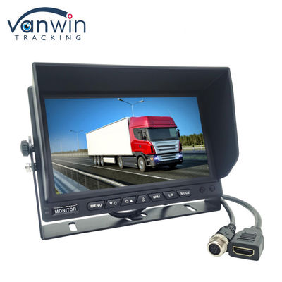 7 cali wysokiej rozdzielczości 1024x600 rozdzielczości Monitor telewizyjny samochodowy z podłączeniem HDMI do MDVR