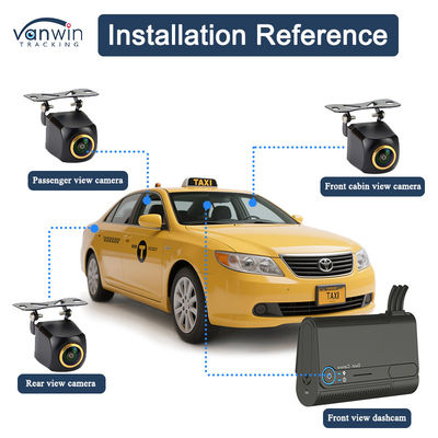 Wysokiej wydajności 1-4 Kamera Dash Cam Video MDVR z AADA BSD DMS WIFI GPS 4G Funkcjonalność Kamera samochodowa do taksówki