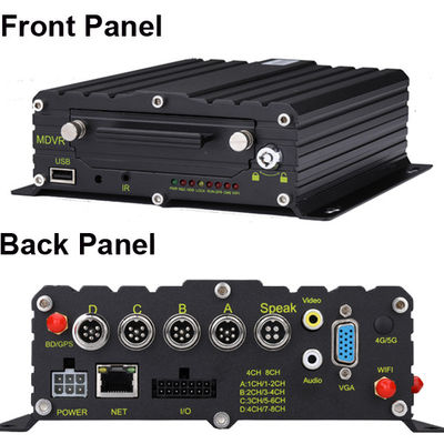 8CH 4CH 4G GPS ADAS DMS 2TB HDD SD Mobile DVR Kit AI MDVR GPS System śledzenia Taxi MDVR