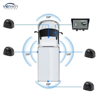 360 Full View Wysokiej jakości kamery z widokiem z tyłu Gwiazdkowe światło widzenie nocne 360 stopni System widzenia panoramowego parkingu