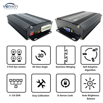 3D HD 1080P 360 Parking Camera Truck Reverse Warning Camera Samochód 360 stopni Kamera Widok z punktu widzenia systemu bezpieczeństwa