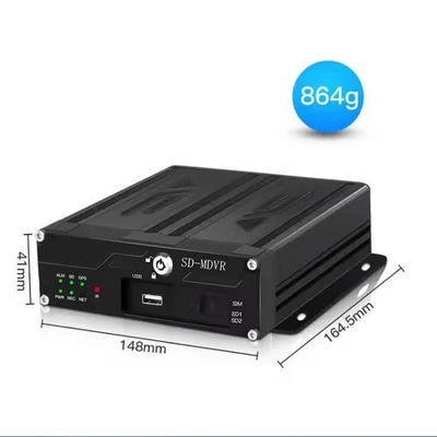1080P 4-kanałowy mobilny rejestrator DVR z kartą SIM 4G, WiFi, GPS, systemem kamer CCTV dla pojazdów i ciężarówek