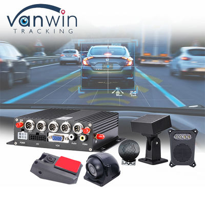 4-kanałowy monitoring na żywo 4G, monitorowanie zmęczenia kierowcy, mobilny rejestrator SD CCTV DVR z ADAS DSM BSD