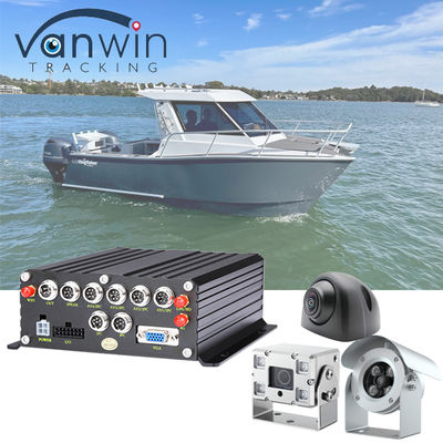 6CH IPC NVR 4G GPS 6 kanałowa sieć MNVR do wydobycia złota Pumping River Sand Boat Jet Suction Dredger