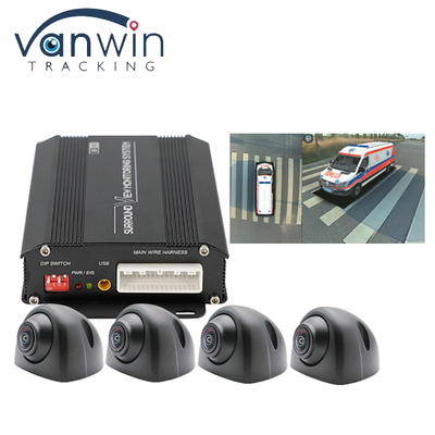System AVM 3D 360 Surround Bird View Real HD dla samochodów z 4 kamerami 180 stopni