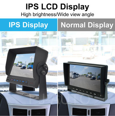 1080P 4CH MDVR Kamera wodoodporna 7 cali Monitor Rejestrator 4G GPS Odwrotna kamera zapasowa Pojazd Autobus Pojazd Samochód Pomoc w odwróceniu