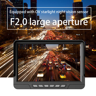 7-calowy system BSD Rejestrator wideo samochodowy System cofania Widok z tyłu Rejestrator samochodowy DVR Kamera samochodowa z przodu i z tyłu Parking DVR dla ciężarówek