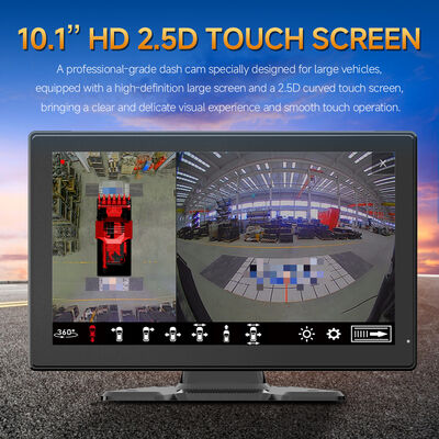 System AI MDVR z widokiem dookólnym z czterema kamerami typu rybie oko, noktowizją i nagrywaniem z dużą liczbą klatek na sekundę dla pojazdów ciężkich