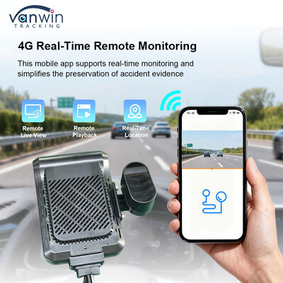 4 kanały AI Inteligentny 4G Mobilny cyfrowy rejestrator wideo Dash System kamery GPS Tracking Night Vision Cloud Remote Monitoring
