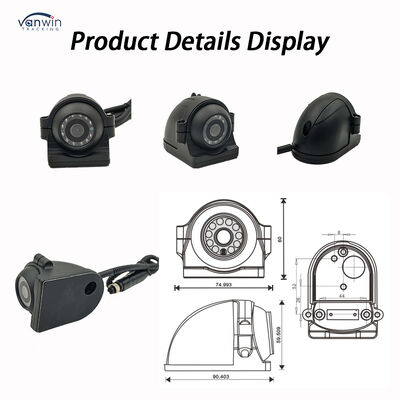 24V 4CH AI Dash Cam Kit Kamera bezpieczeństwa pojazdu DVR z DMS ADAS BSD Kamera boczna dla ciężarówek / autobusów