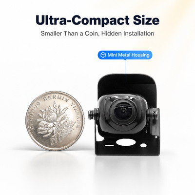 Mini Metal Shell High-Definition Large Angle Waterproof Truck Camera Reverse Camera