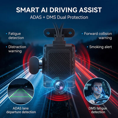 System Dashcam 4G pojazdów użytkowych - antykradzieżowy GPS Wi-Fi Tracker z obsługą urządzeń peryferyjnych I/O RS232