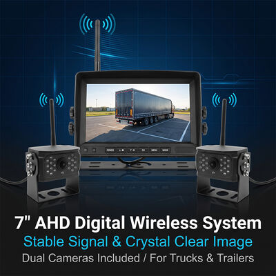 7 cala / 9 cala / 10 cala bezprzewodowy system kamery AHD 1080P z ekranem dotykowym Monitor 2K Active Rearview Camera Kit