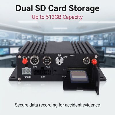 Samochód GPS Tracking Karta SD Mobilne rejestratory Black Box H.264 Monitorowanie w czasie rzeczywistym