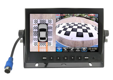 IPS HD Car Tft Monitor LCD 7 cali 360 ° wokół ptaków System kamer 12 ~ 24 V