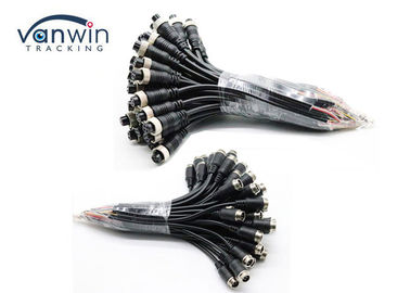 GX 12 M12 4-pinowy kabel połączeniowy Materiał z drutu miedzianego PVC do kamery cofania
