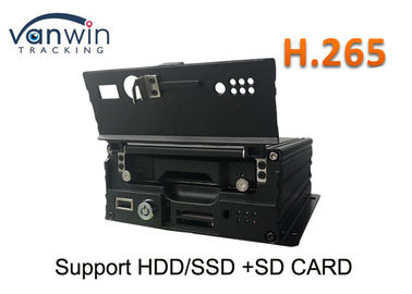 Czujnik paliwa H.265 HDD 4-kanałowy port 1080P RJ45 HD Mobilny rejestrator DVR z detekcją ruchu