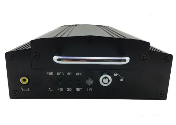 4 kanałowy 1080P HD Mobile DVR CCTV MDVR 2TB HDD Nagrywanie GPS 4G dla ciężarówki / taksówki / autobusu