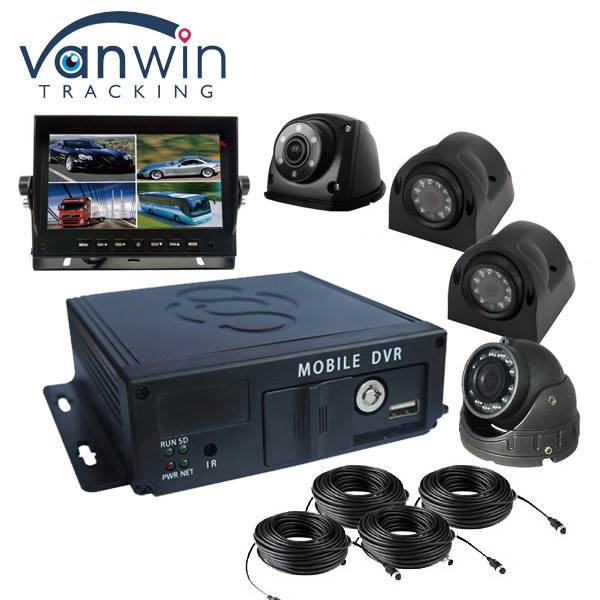 Darmowe oprogramowanie FHD 4CH karta SD DVR mobilny z akumulatorem i superkondensatorem