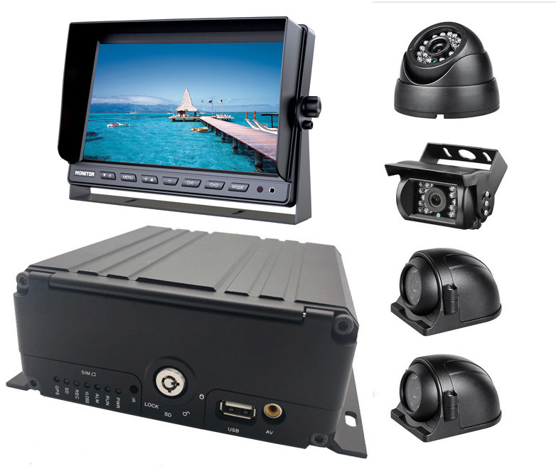 Mobilny DVR System 4 Channel 1080P H.265 HDD AHD Video Recorder dla pojazdów samochodowych DVR dla samochodów ciężarowych Autobus Camper Van