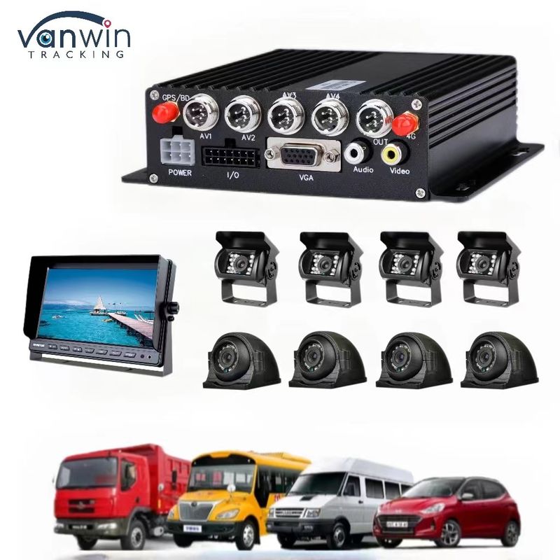 8CH 1080P H.265 HD GPS Vehicle Mobile DVR Recorder z wyjściem 12V 2.5A i 5V 2A