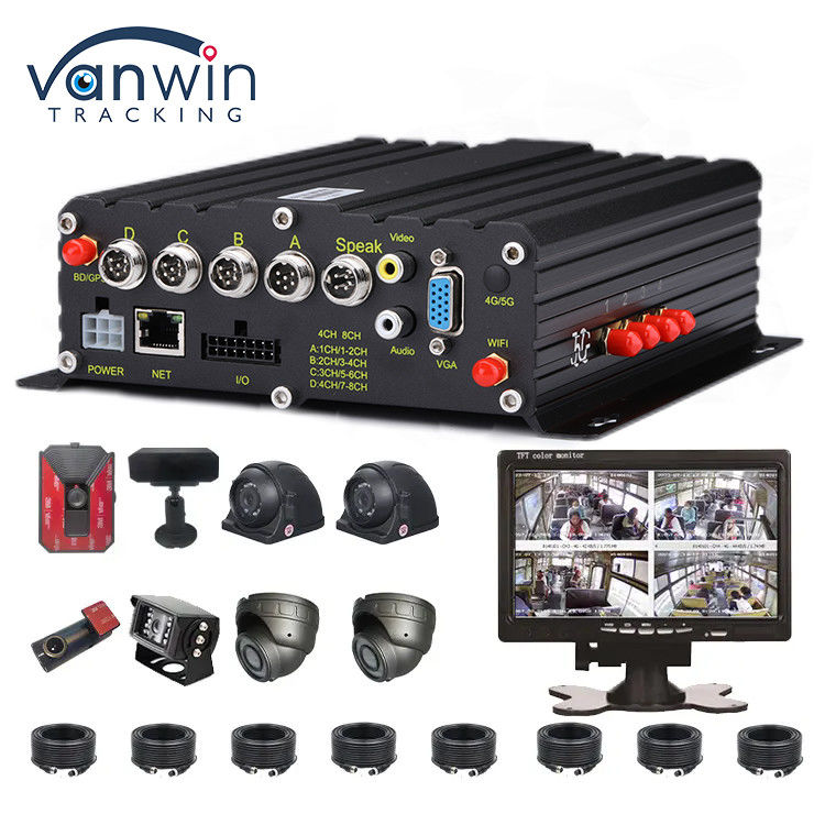 AI 4CH Rejestrator samochodowy z GPS DVR 1080p Mobilny DVR Auto DVR Rejestrator wideo