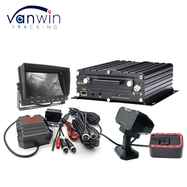 4CH 1080P SD MDVR Monitoring i śledzenie w czasie rzeczywistym 4G AI ADAS DMS Mobile DVR For Bus Truck CCTV System