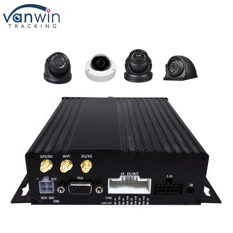 GPS 1080P HD 4CH Mobilny DVR Karta SD Samrt WIFI Autobus Pojazd Digital Video Recorder