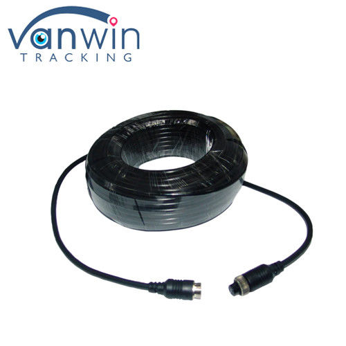 20m Aviation Grade GX12 4pin Mężczyzna do Kobiety Kamera odwracająca się z tyłu Kamery z widokiem tylnym Kabel rozszerzający do połączenia DC 12V/24V